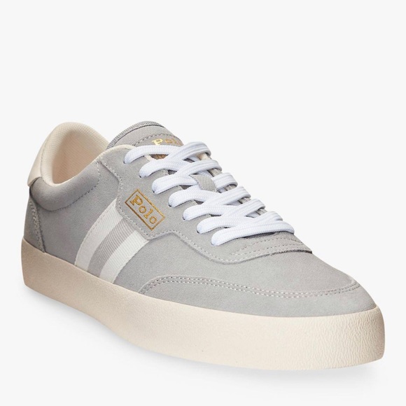 🖤🖤 Polo Ralph Lauren Man's Sneakers & Athletic Shoes Court Low-Top Sneaker - Picture 2 of 7